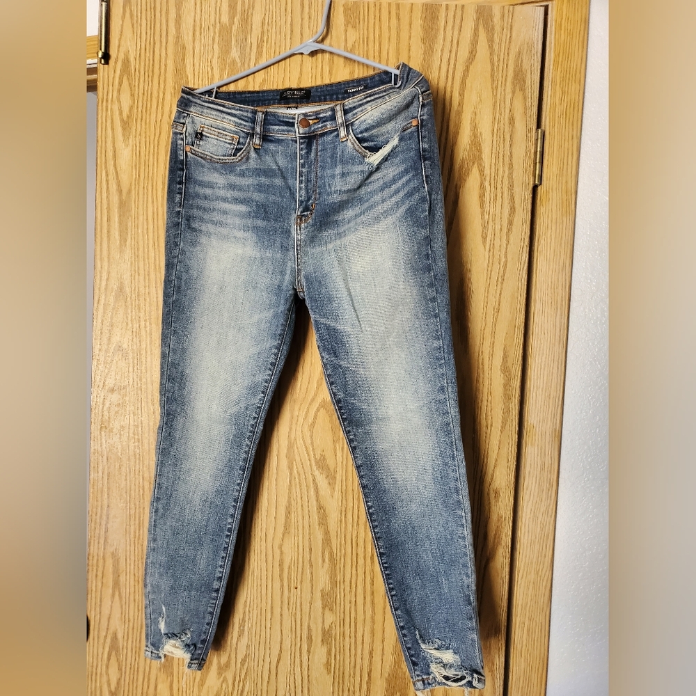 Judy Blue Distressed Skinny Jeans, size 31